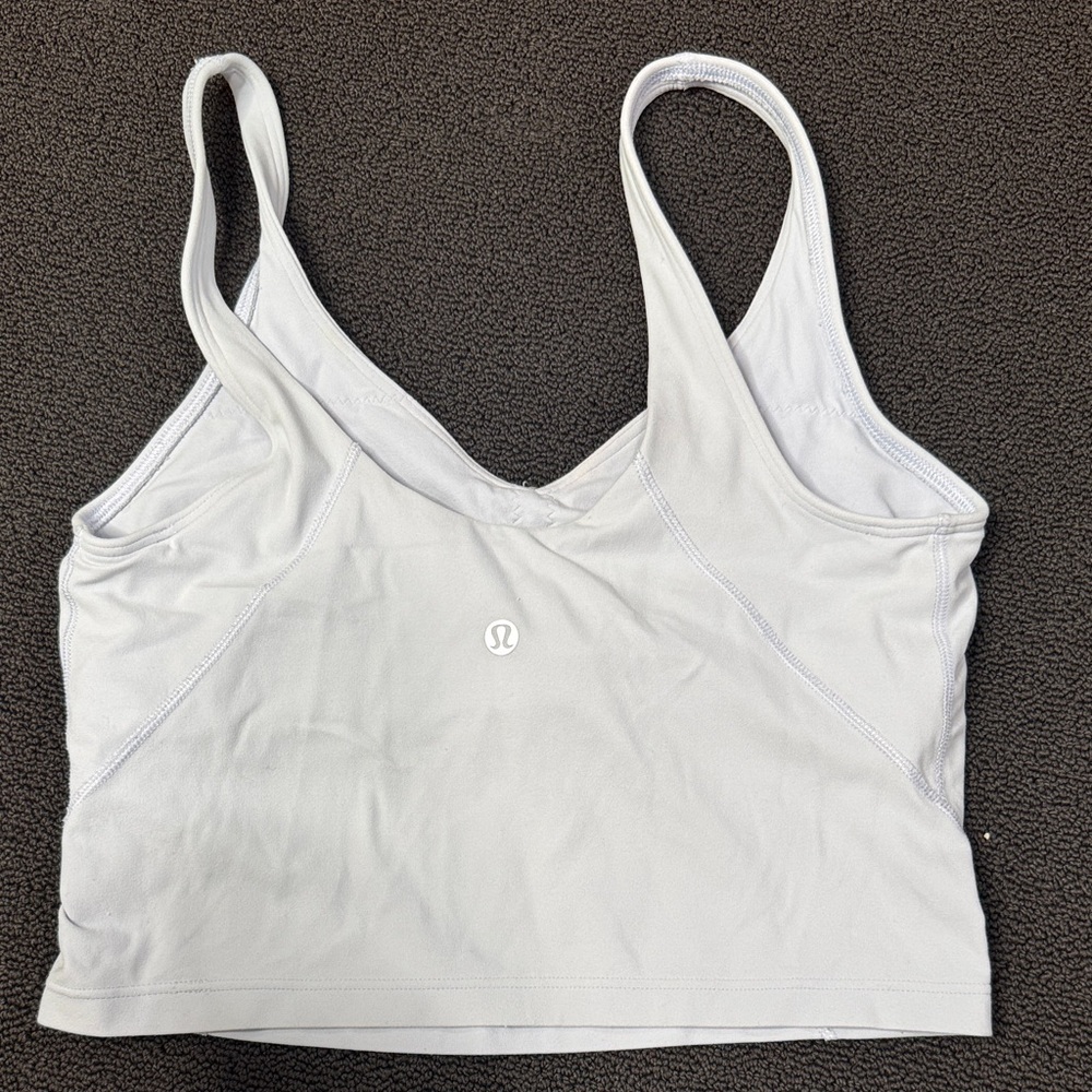 lululemon athletica dusty blueAthletic Support Crop Top
